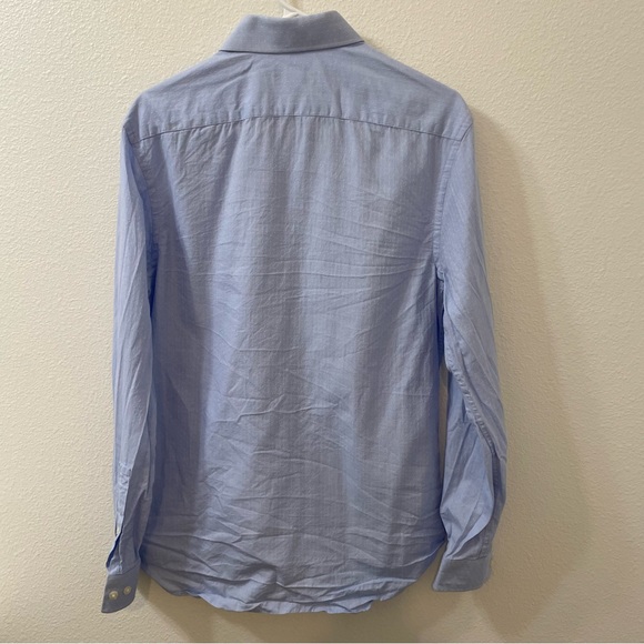 Michael kors button down shirt blue medium 15.5 32/33 - Picture 4 of 4